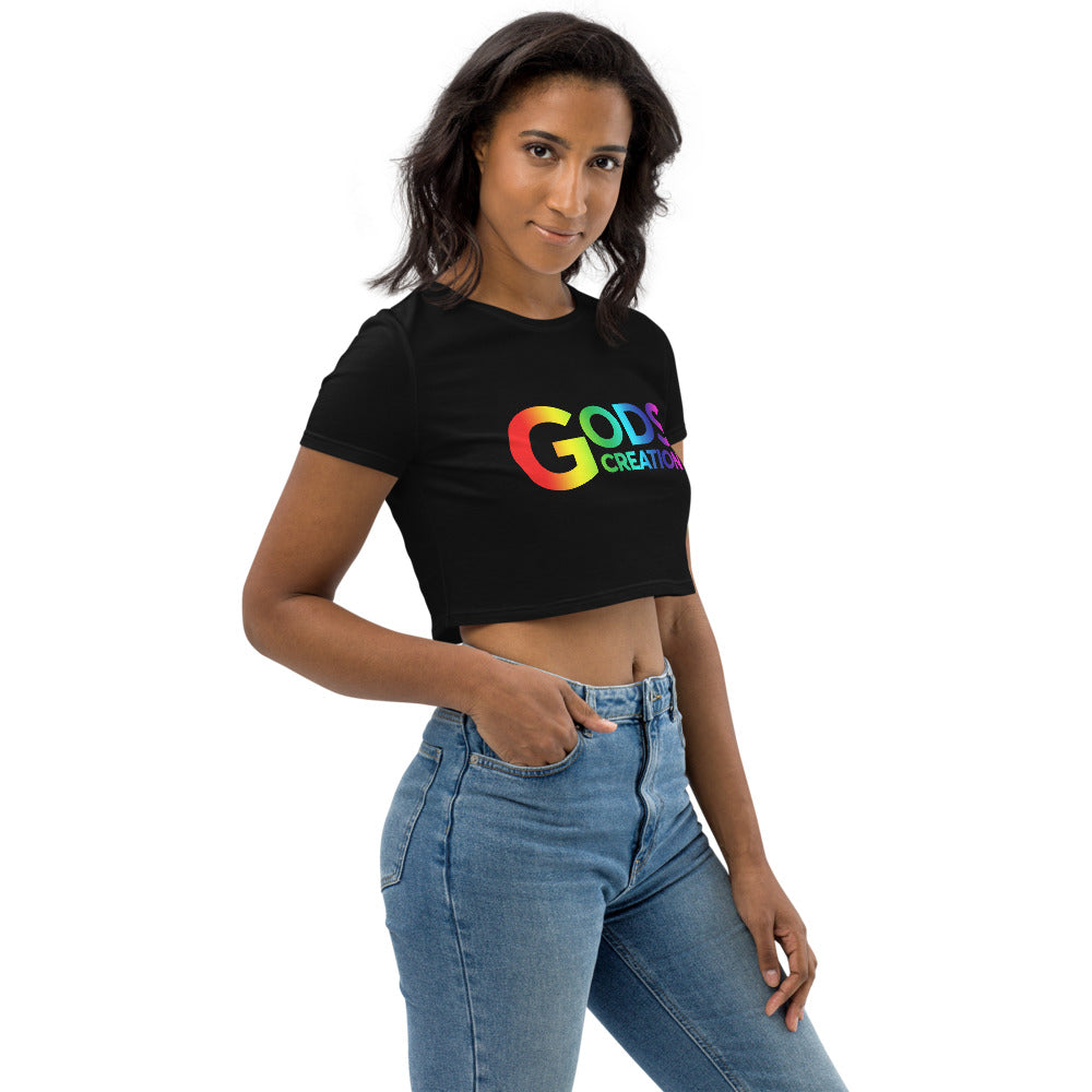 Rainbow Organic Crop Top