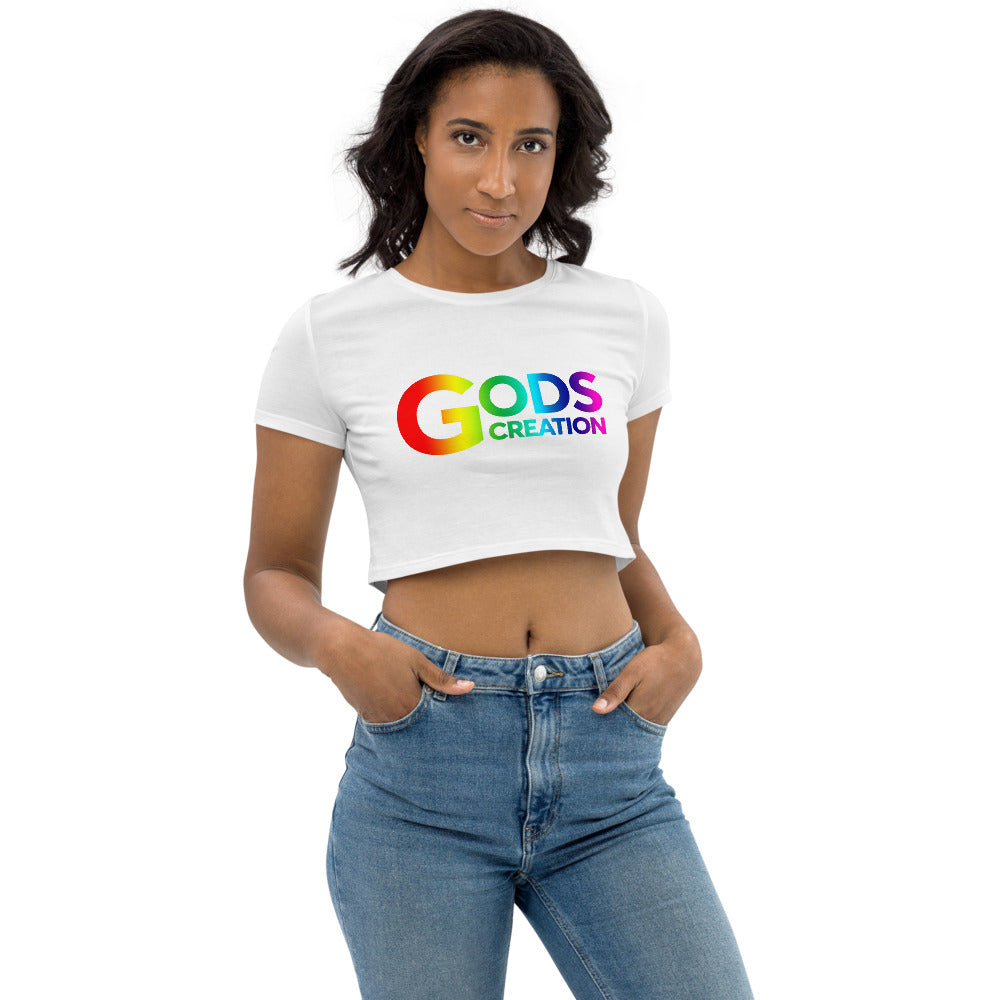 Rainbow Organic Crop Top