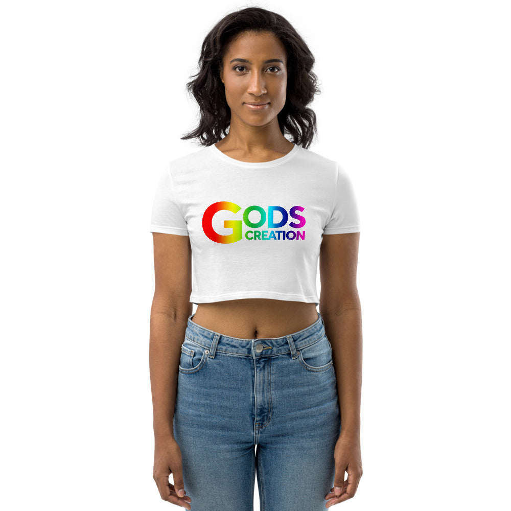 Rainbow Organic Crop Top