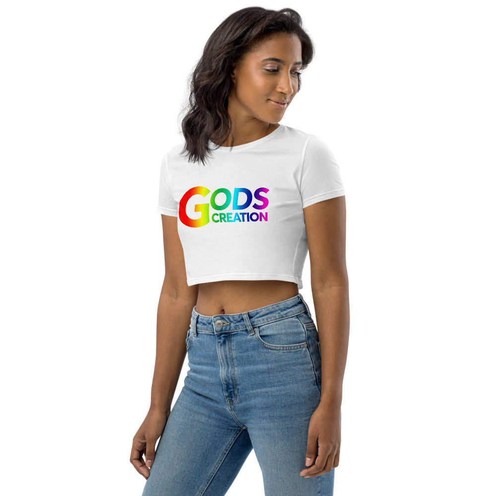 Rainbow Organic Crop Top