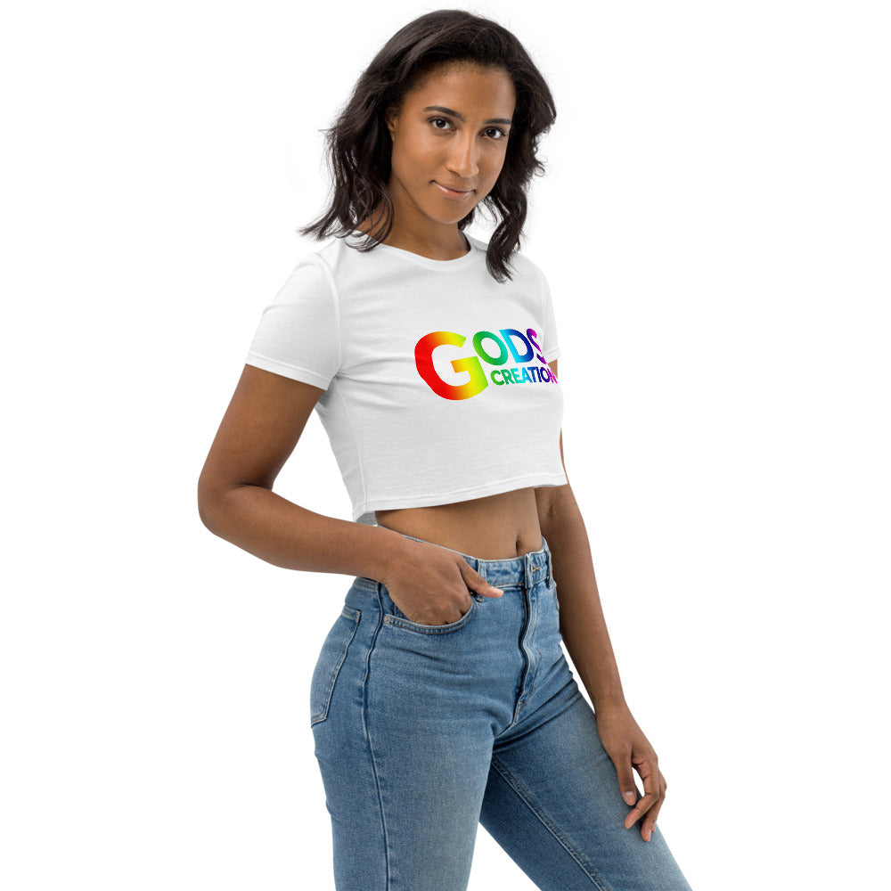 Rainbow Organic Crop Top