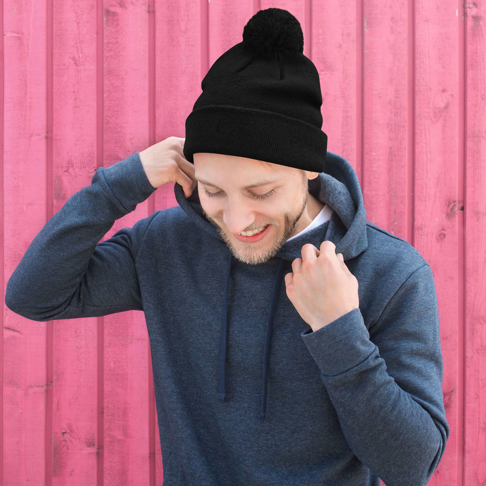 GC LOGO Pom-Pom Beanie