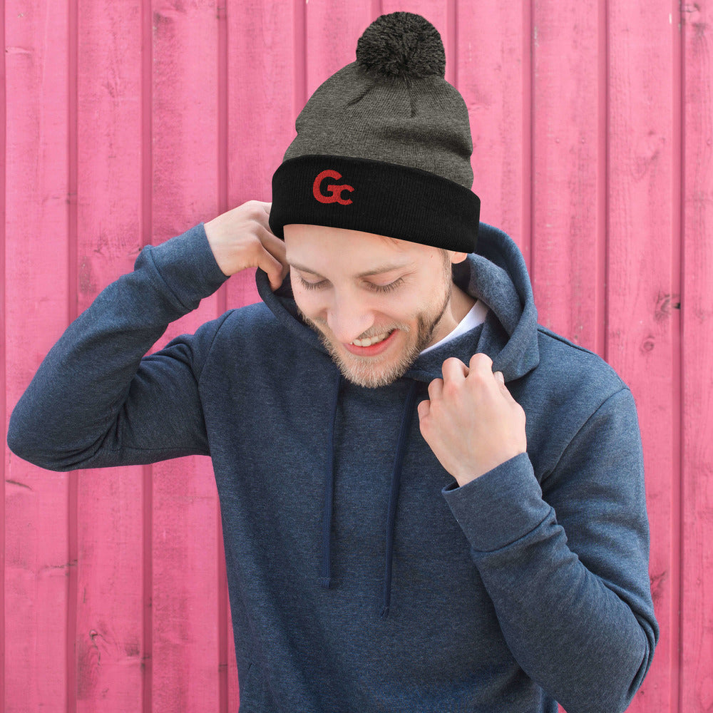 GC LOGO Pom-Pom Beanie