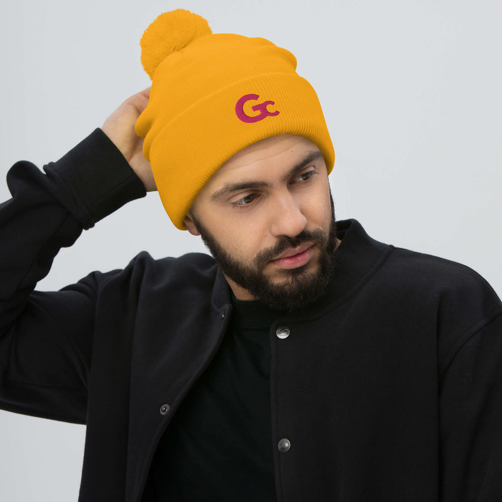 GC LOGO Pom-Pom Beanie