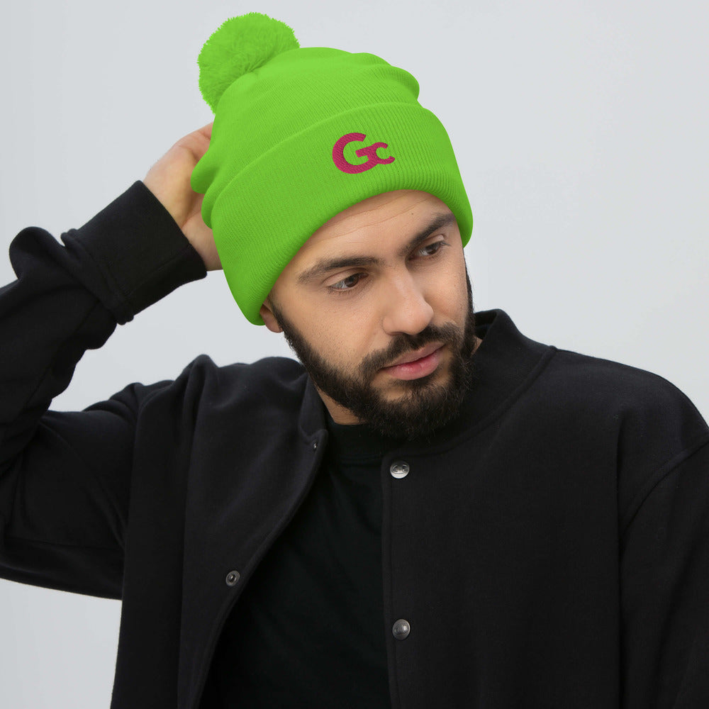 GC LOGO Pom-Pom Beanie