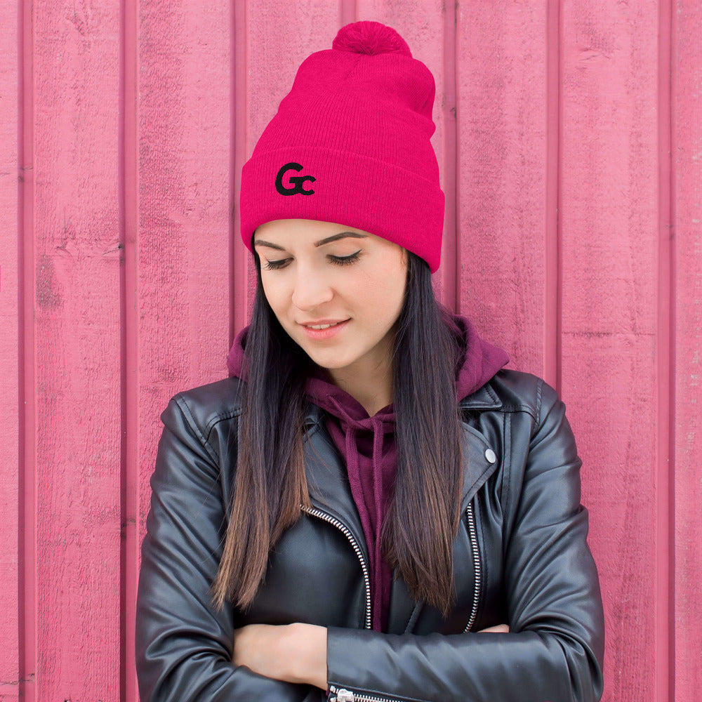 GC LOGO Pom-Pom Beanie