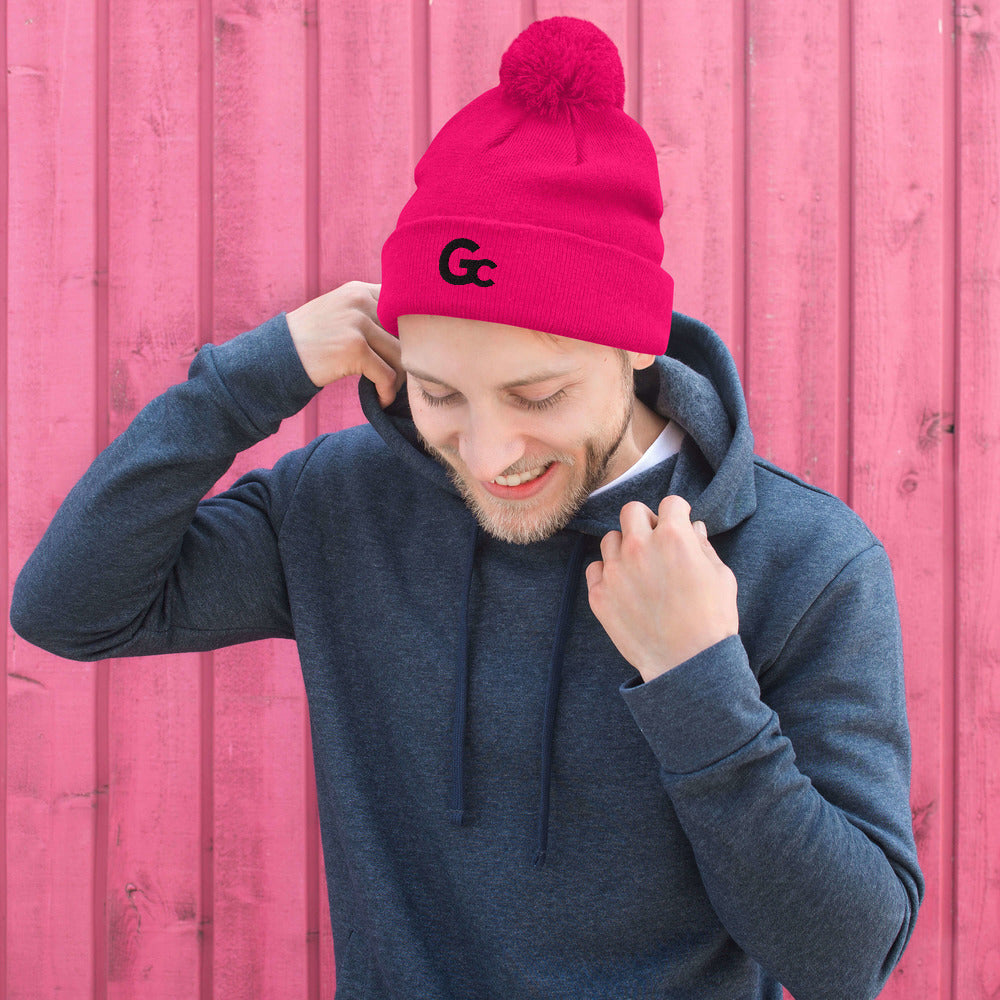 GC LOGO Pom-Pom Beanie