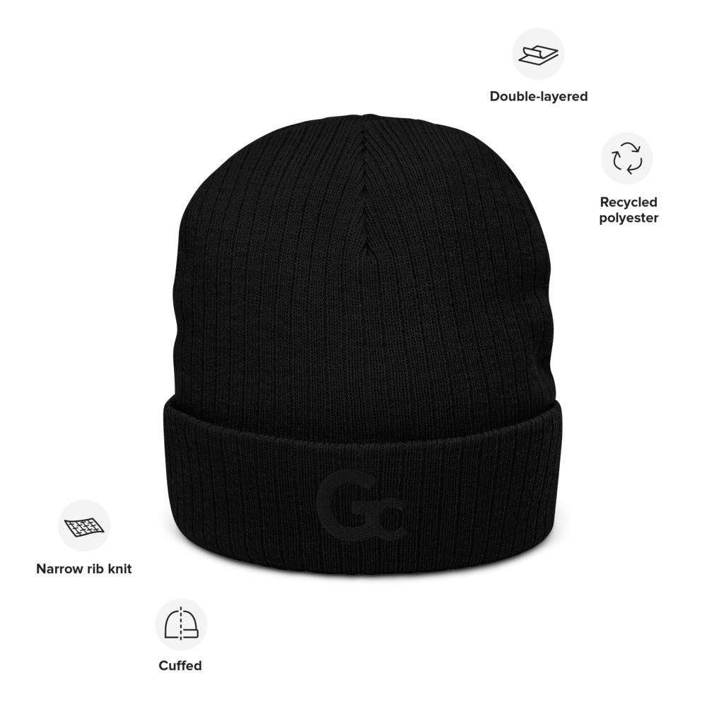 GC LOGO Recycled cuffed beanie