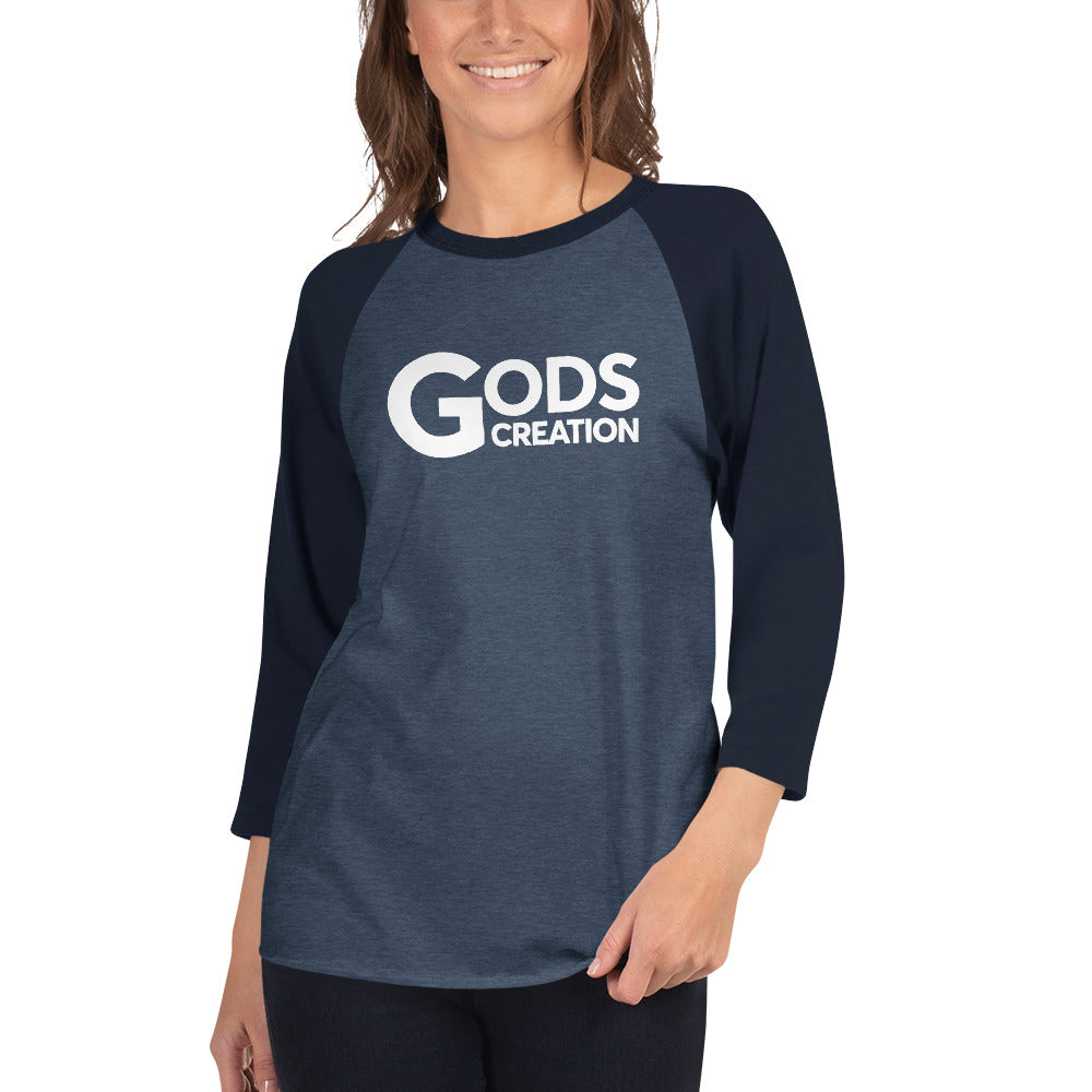 3/4 sleeve raglan shirt