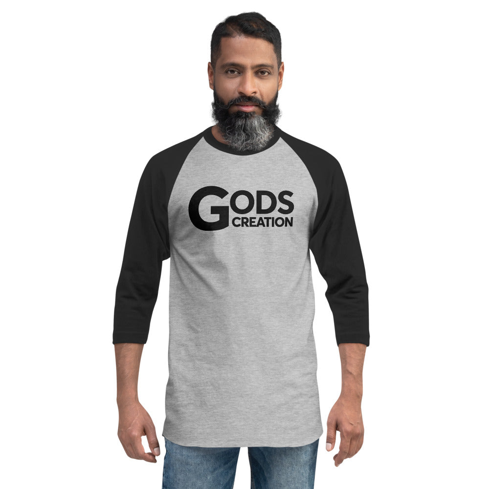 3/4 sleeve raglan shirt