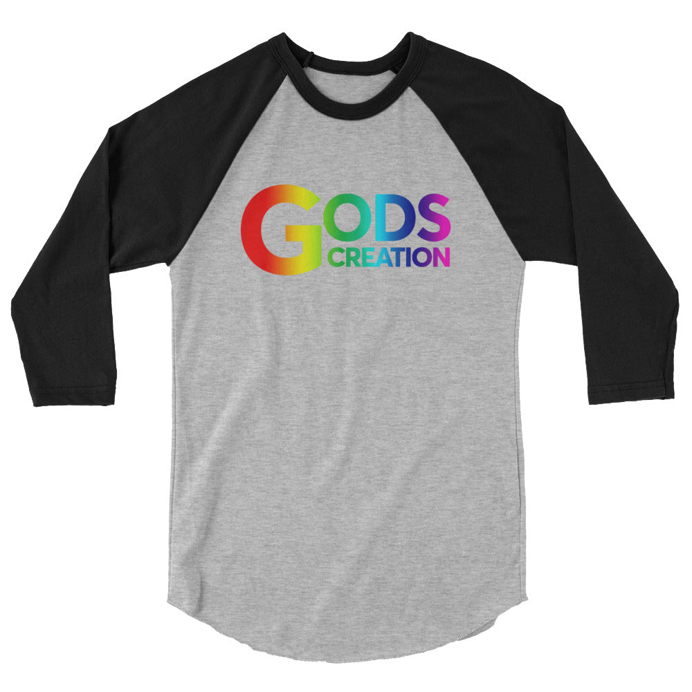 3/4 sleeve raglan shirt