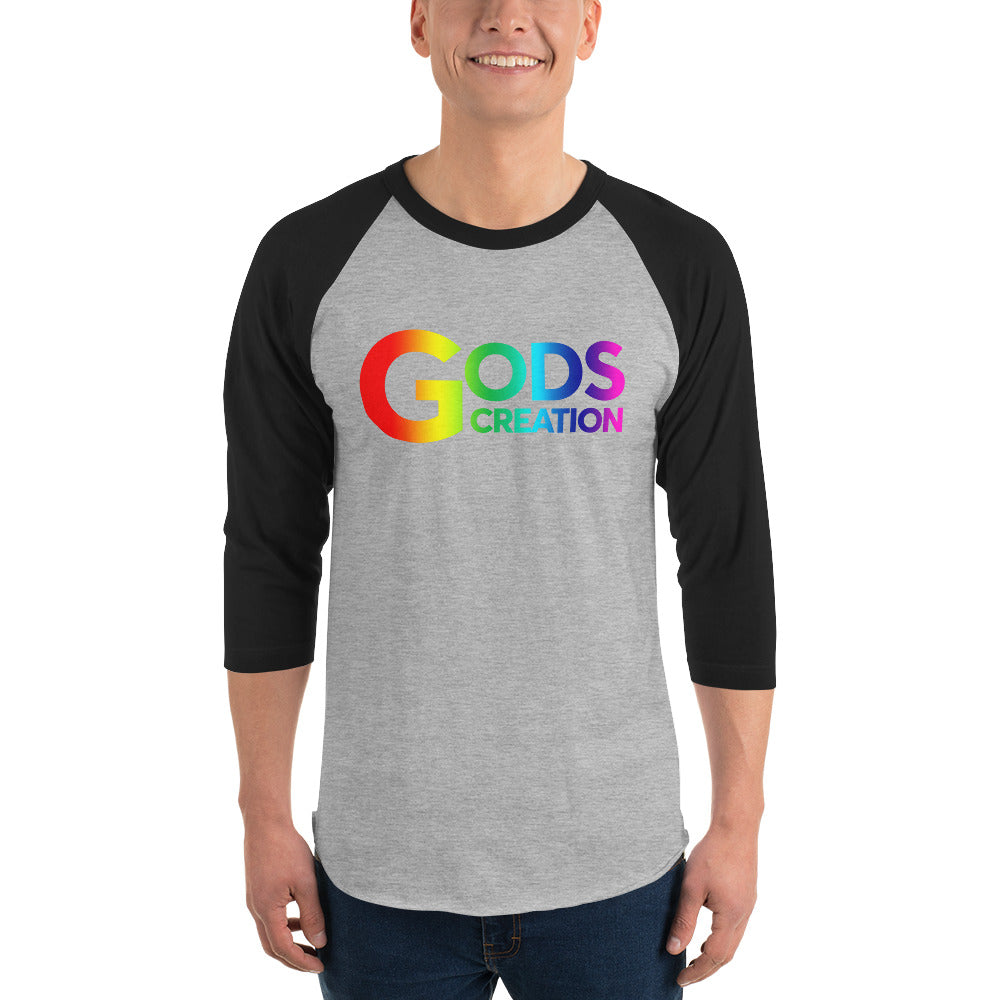 3/4 sleeve raglan shirt
