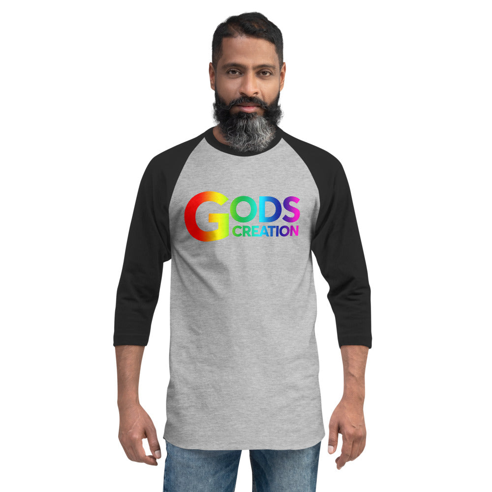 3/4 sleeve raglan shirt