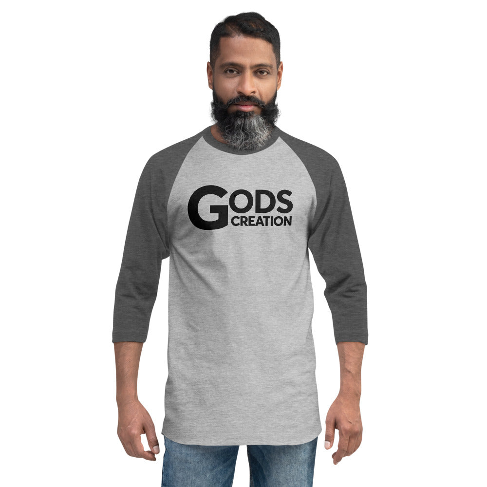 3/4 sleeve raglan shirt