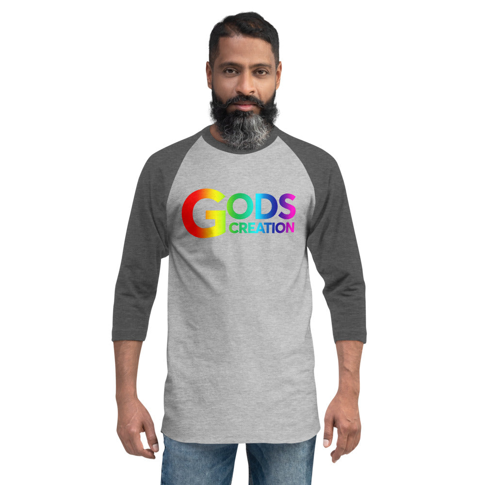 3/4 sleeve raglan shirt