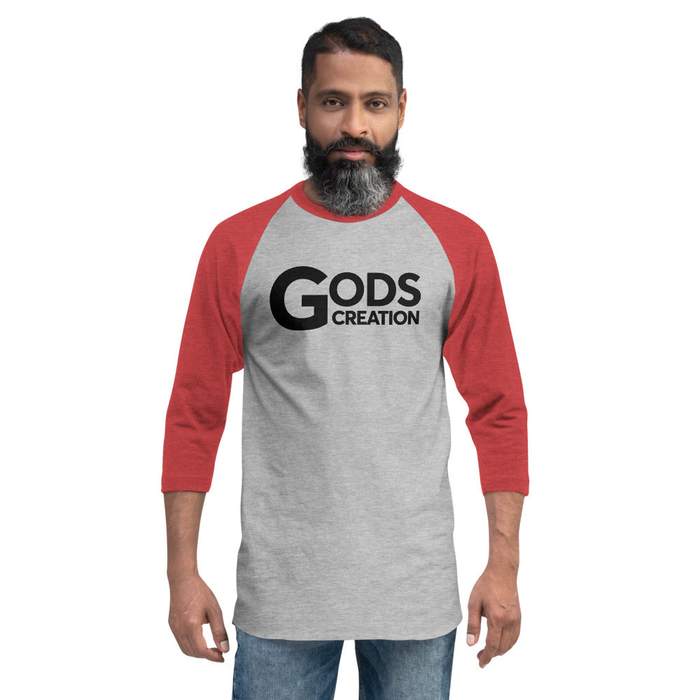 3/4 sleeve raglan shirt