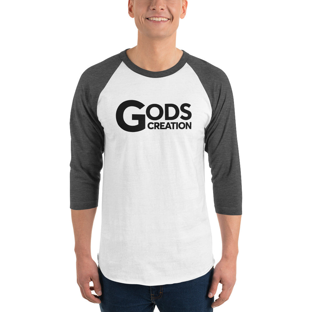 3/4 sleeve raglan shirt