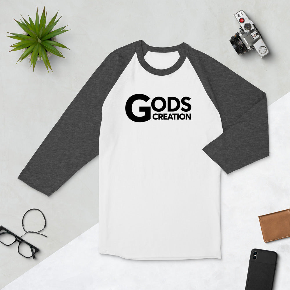 3/4 sleeve raglan shirt