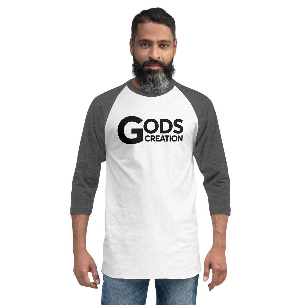 3/4 sleeve raglan shirt