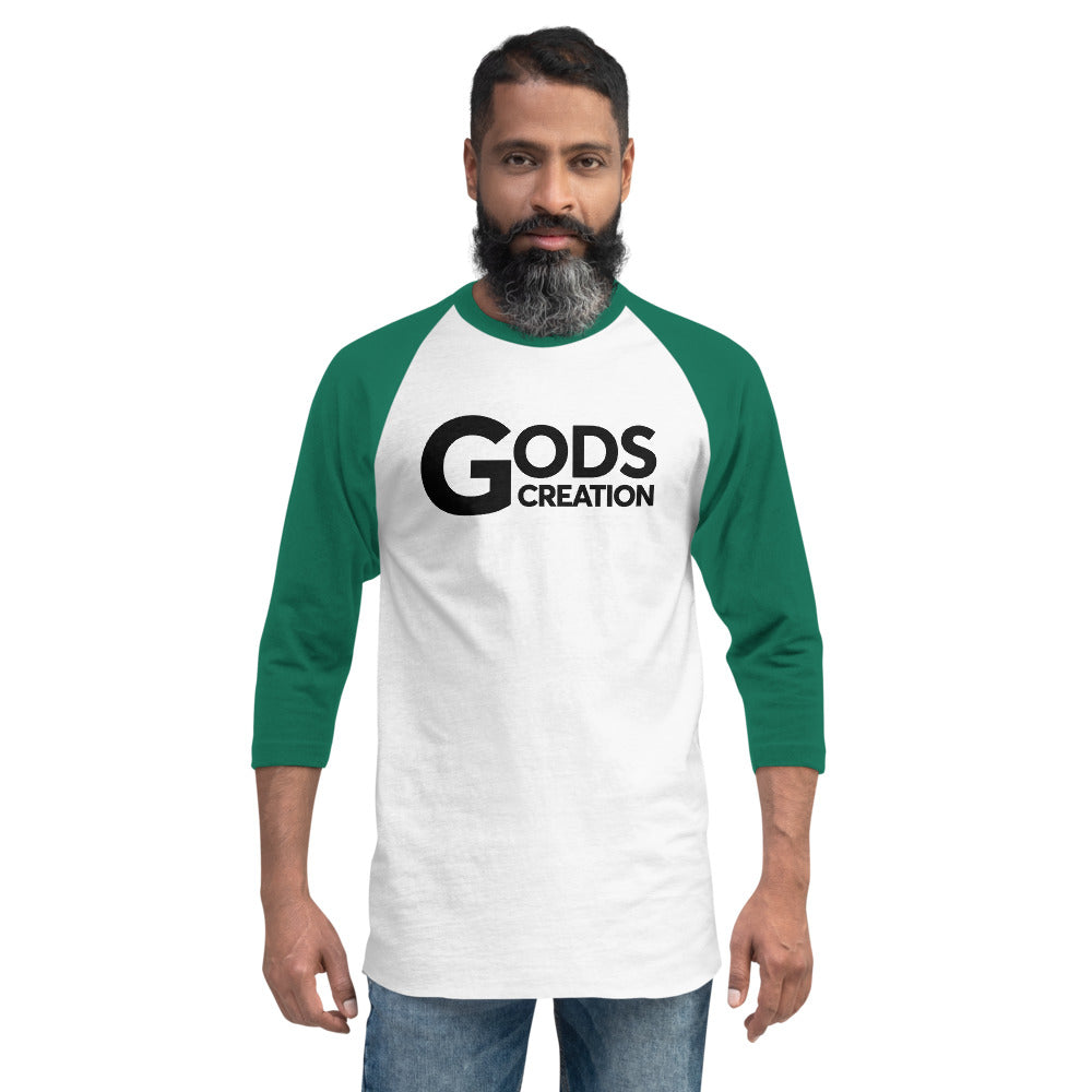 3/4 sleeve raglan shirt