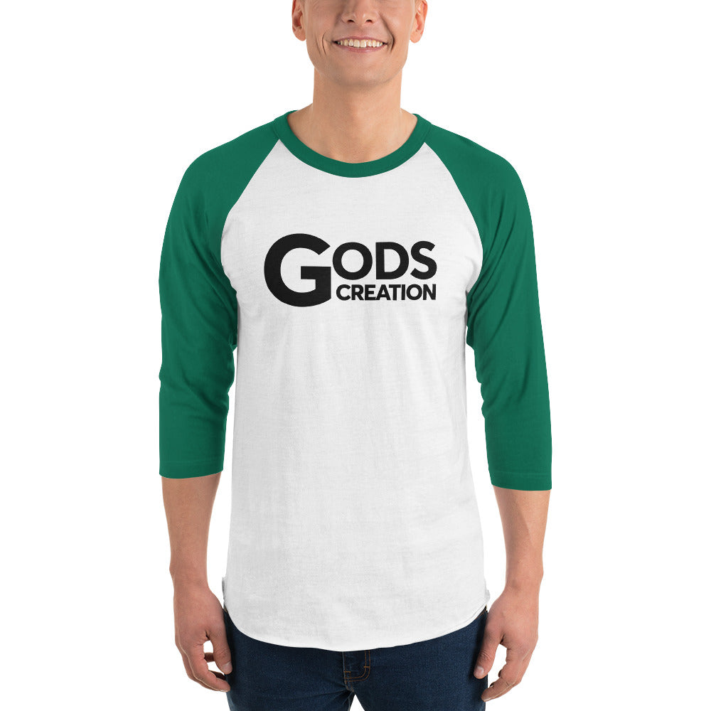 3/4 sleeve raglan shirt