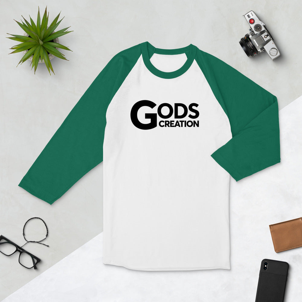3/4 sleeve raglan shirt
