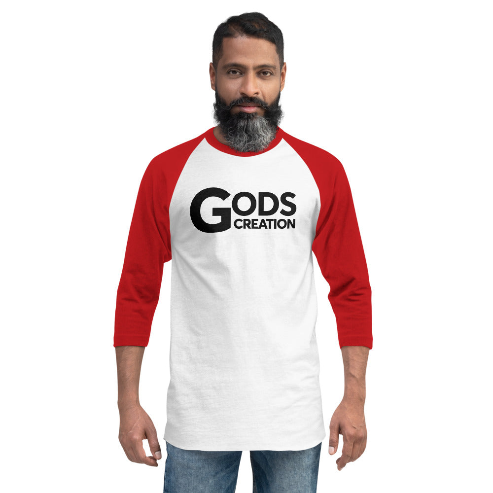 3/4 sleeve raglan shirt