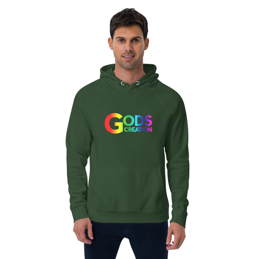 Unisex eco raglan hoodie