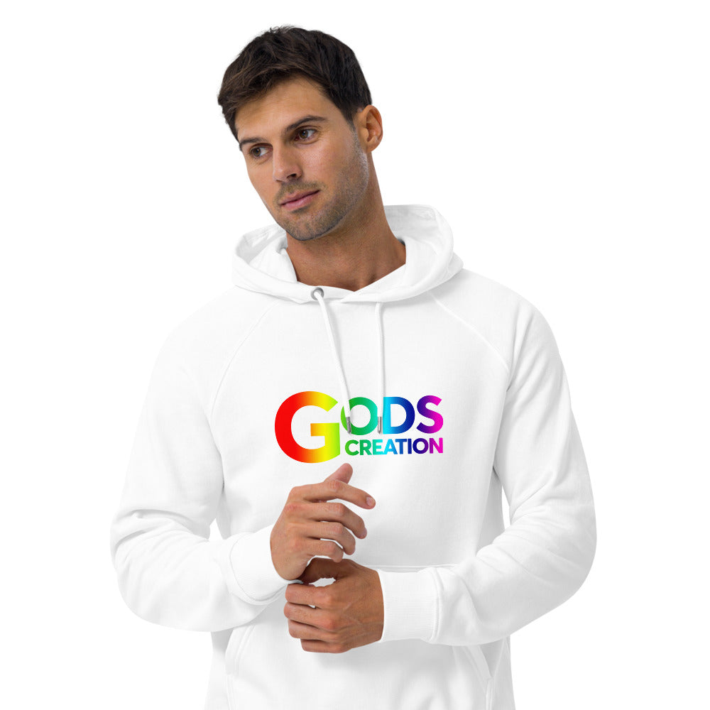 Unisex eco raglan hoodie