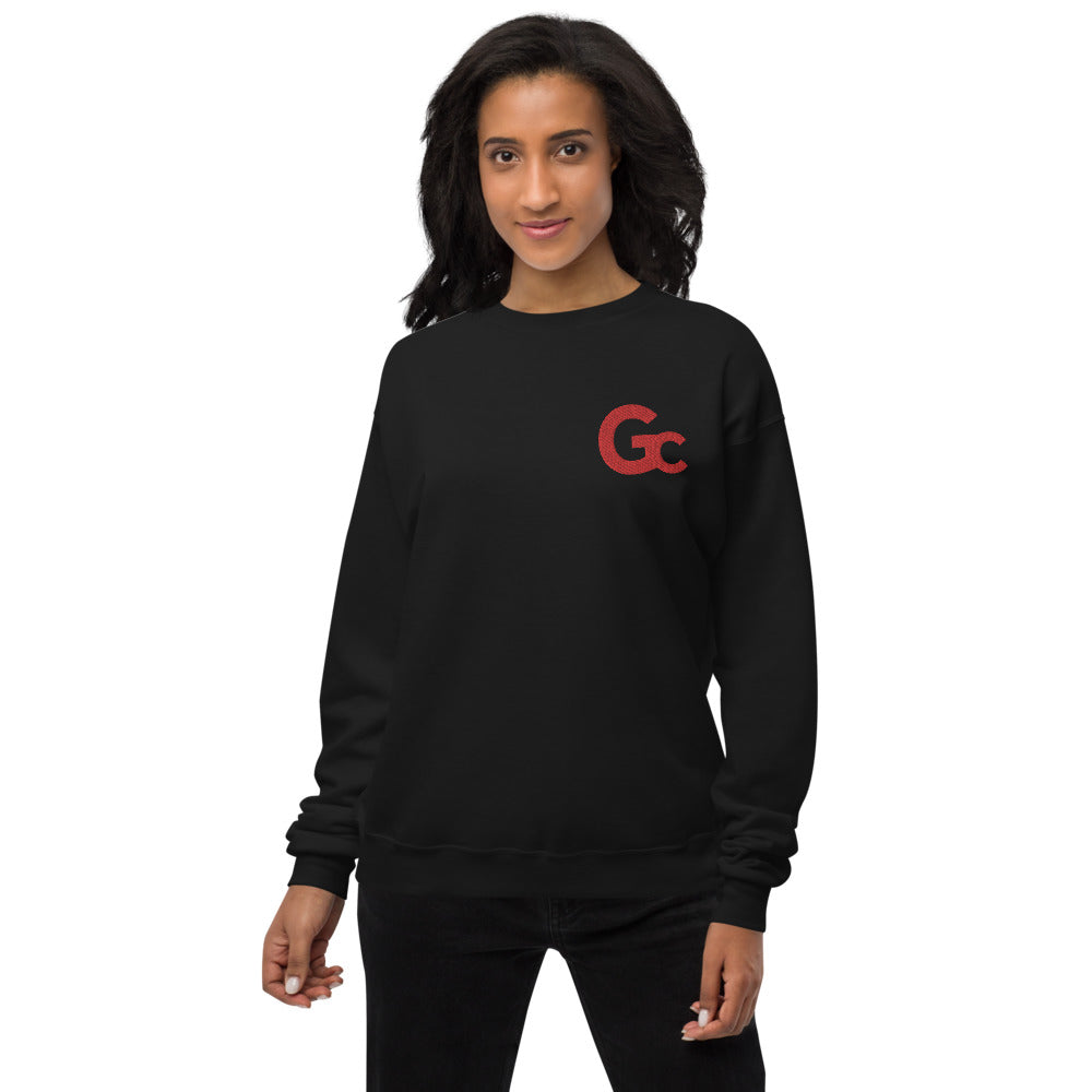 Large Emb GC Logo Unisex fleece sweatshirt