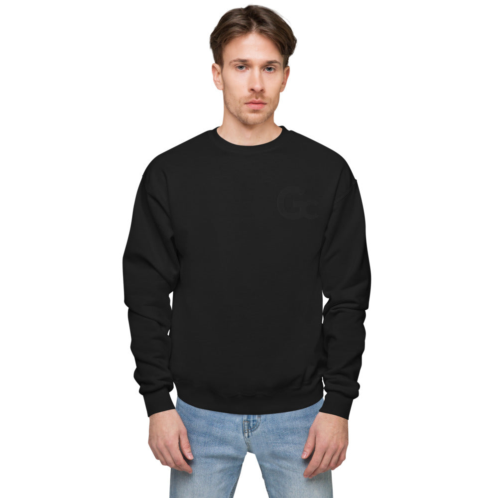 Large Emb GC Logo Unisex fleece sweatshirt