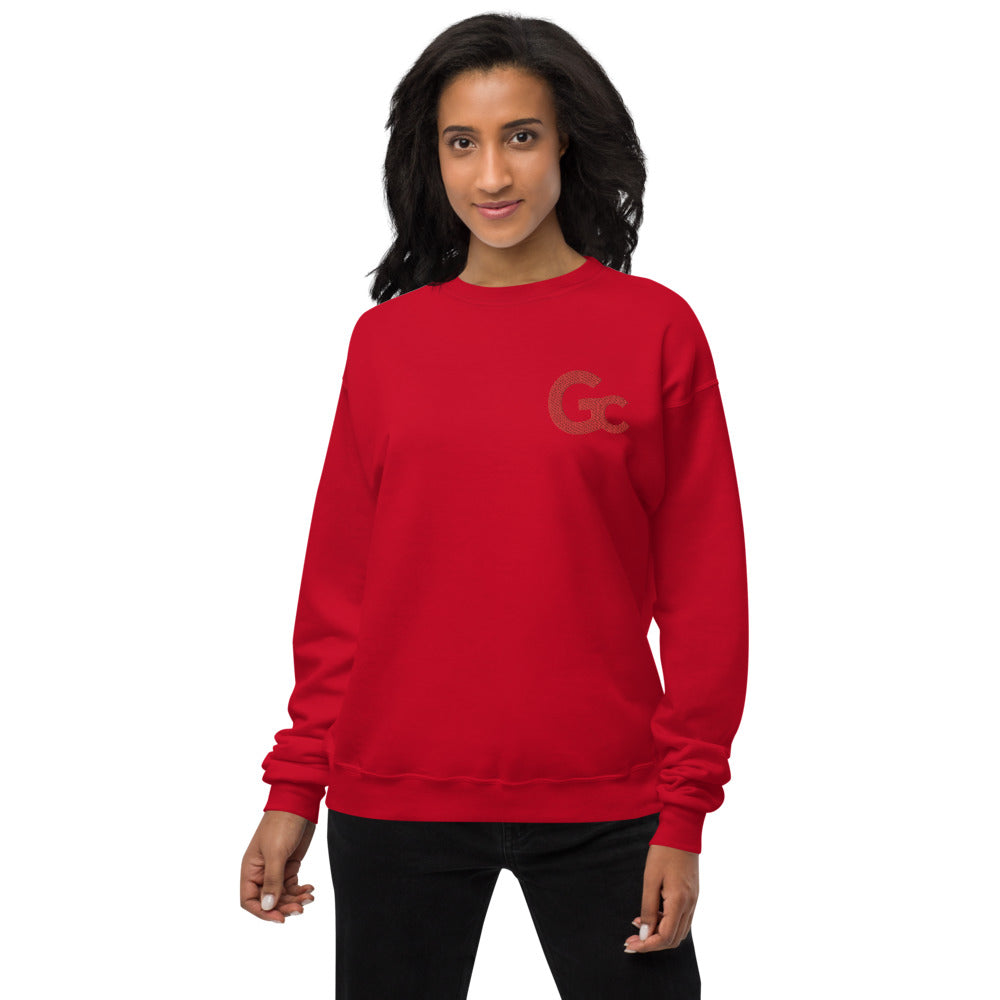 Large Emb GC Logo Unisex fleece sweatshirt