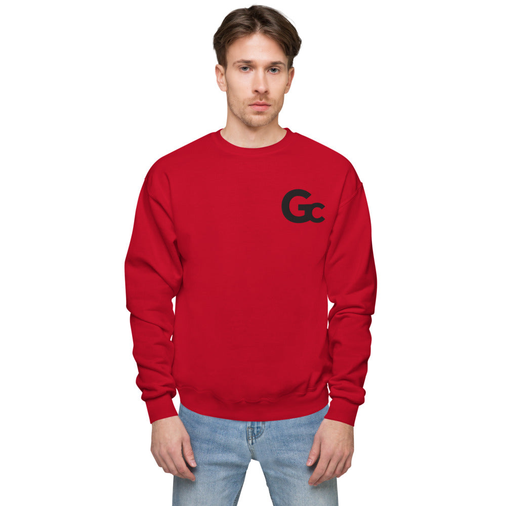 Large Emb GC Logo Unisex fleece sweatshirt