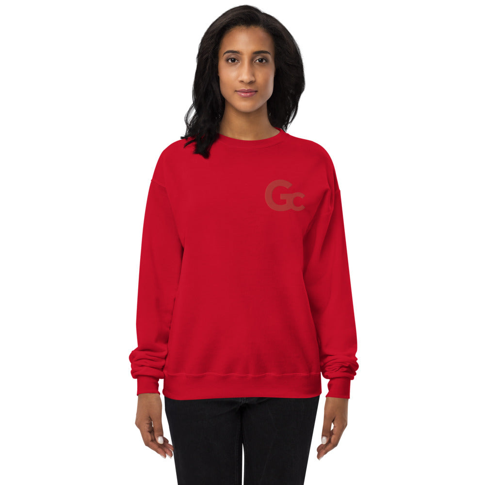 Large Emb GC Logo Unisex fleece sweatshirt