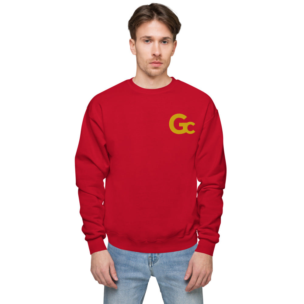 Large Emb GC Logo Unisex fleece sweatshirt
