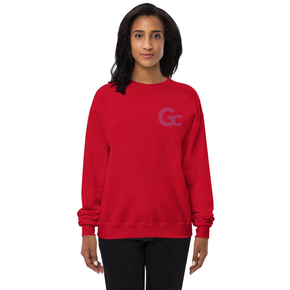 Large Emb GC Logo Unisex fleece sweatshirt