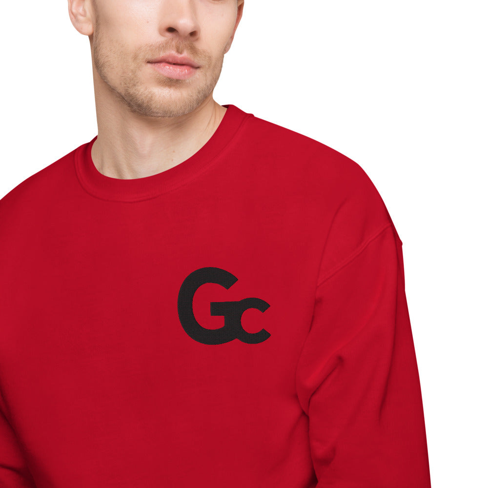 Large Emb GC Logo Unisex fleece sweatshirt