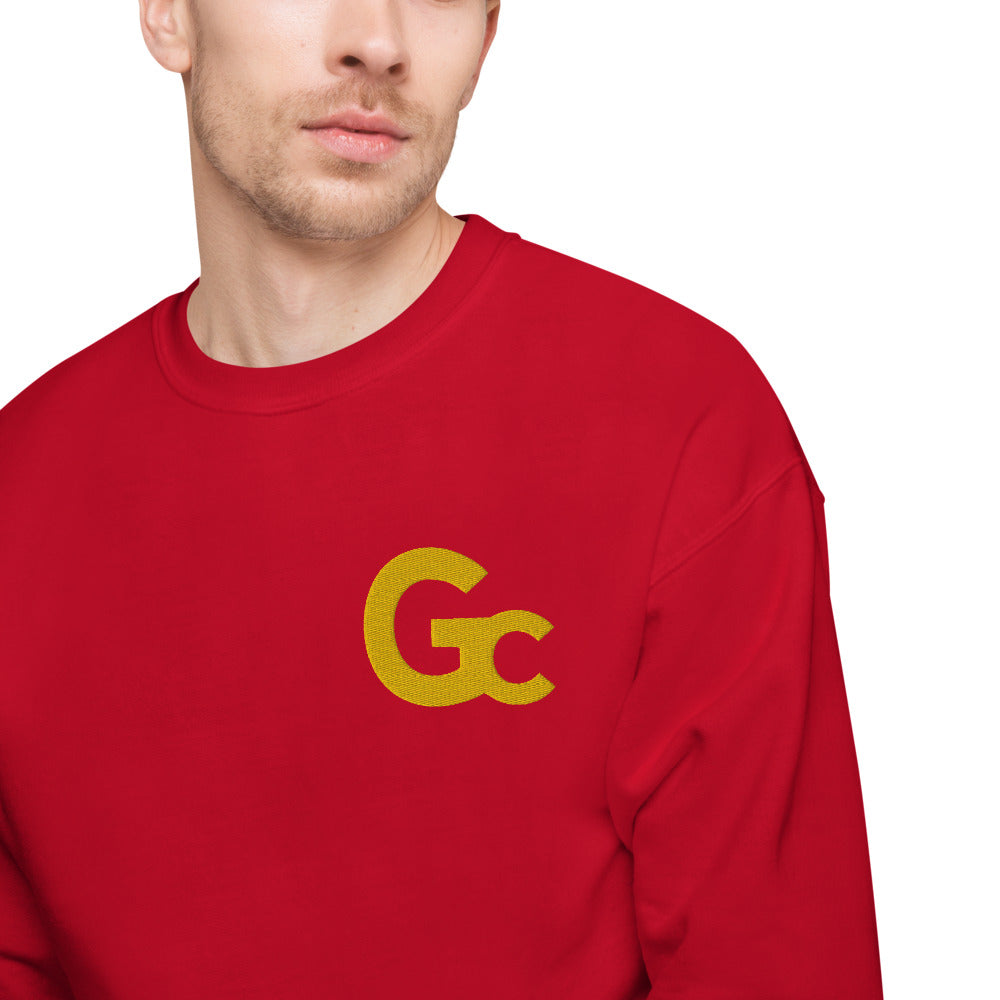 Large Emb GC Logo Unisex fleece sweatshirt