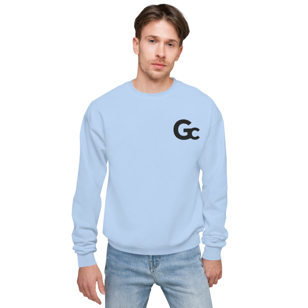 Large Emb GC Logo Unisex fleece sweatshirt