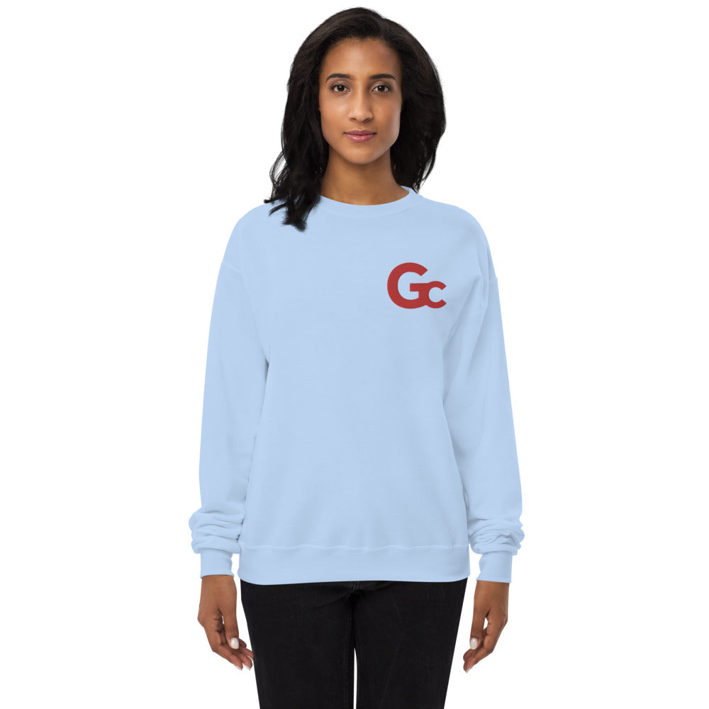 Large Emb GC Logo Unisex fleece sweatshirt