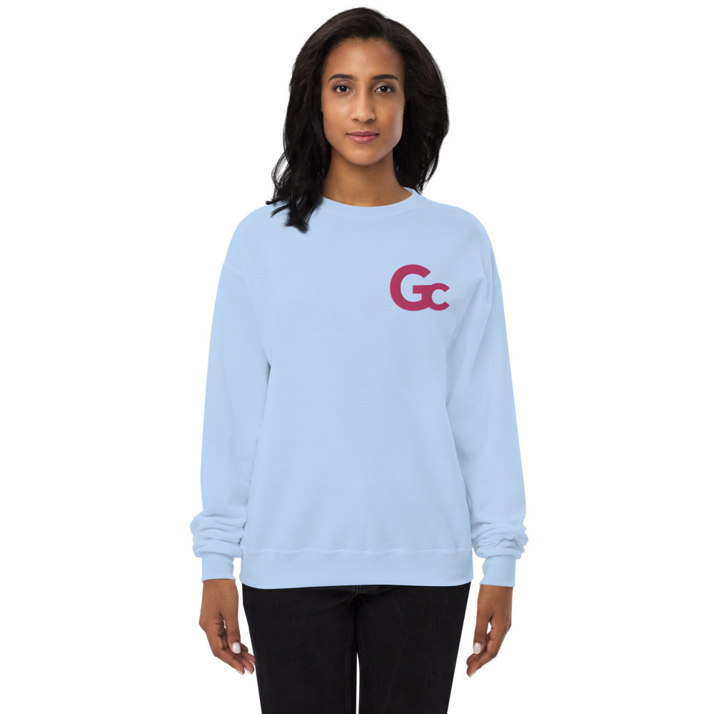 Large Emb GC Logo Unisex fleece sweatshirt