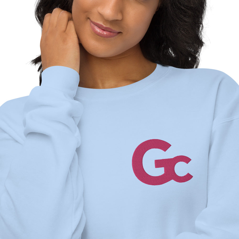 Large Emb GC Logo Unisex fleece sweatshirt