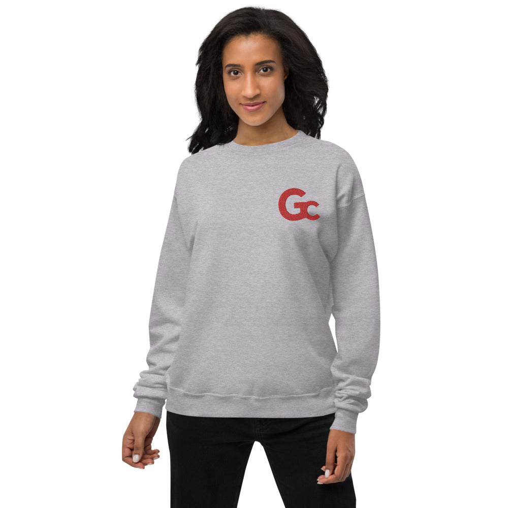 Large Emb GC Logo Unisex fleece sweatshirt