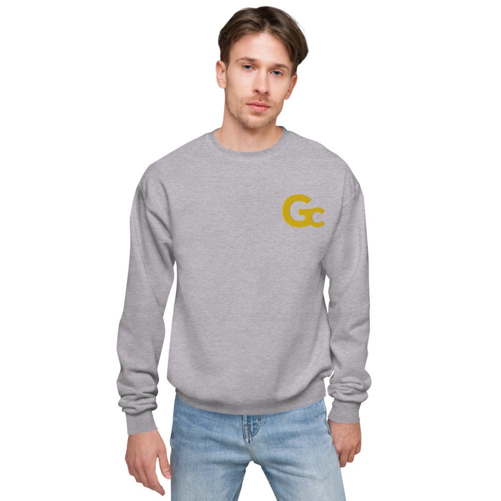 Large Emb GC Logo Unisex fleece sweatshirt