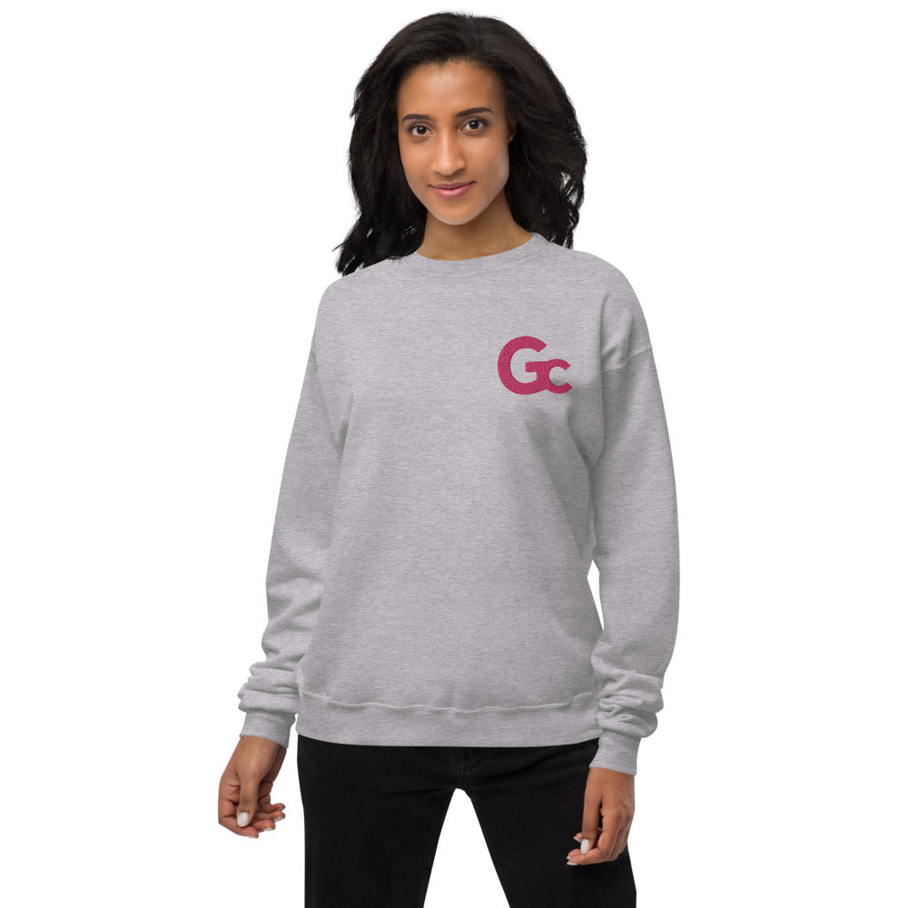 Large Emb GC Logo Unisex fleece sweatshirt
