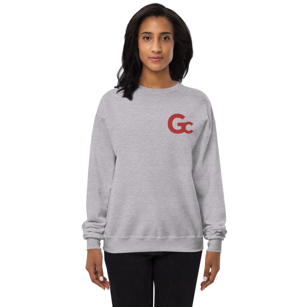 Large Emb GC Logo Unisex fleece sweatshirt