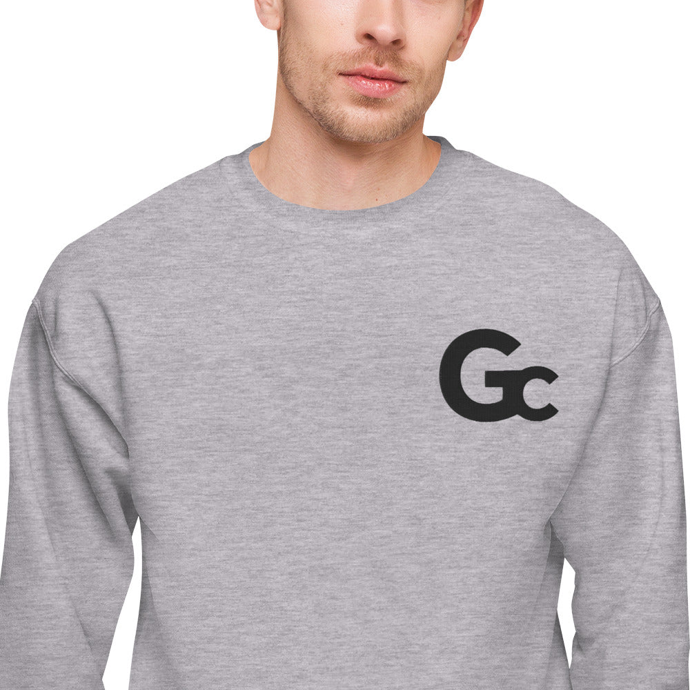 Large Emb GC Logo Unisex fleece sweatshirt