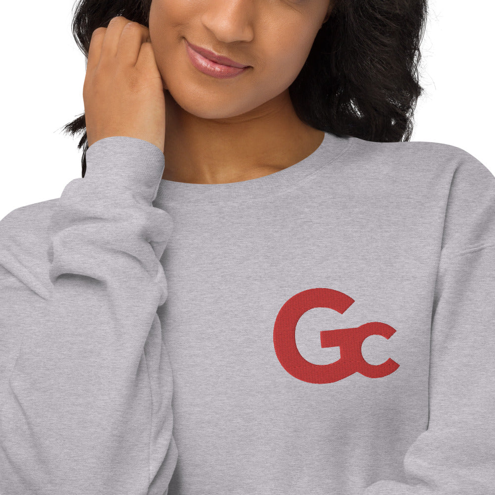Large Emb GC Logo Unisex fleece sweatshirt