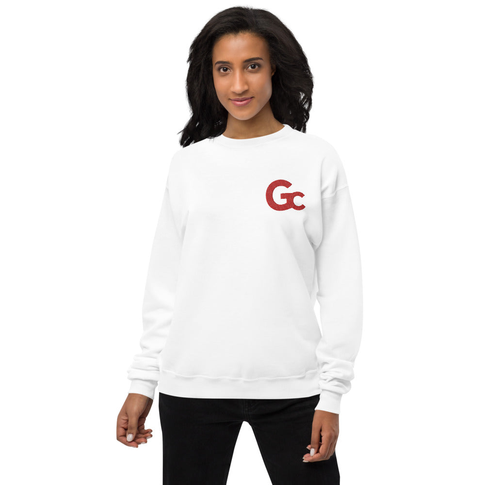 Large Emb GC Logo Unisex fleece sweatshirt
