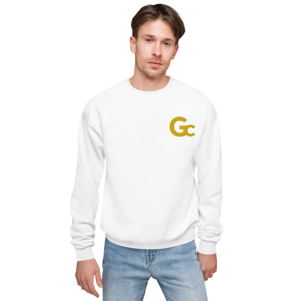 Large Emb GC Logo Unisex fleece sweatshirt